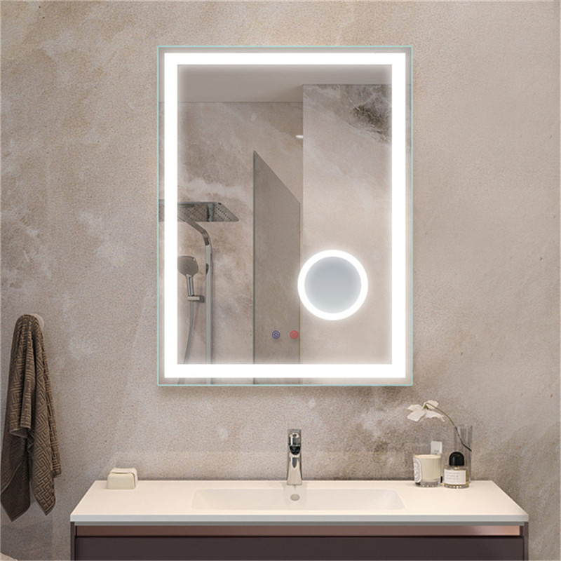 Espelho de maquilhagem do espelho Da Casa de Banho com espelhos decorados com espelho de parede com LUPA 5X