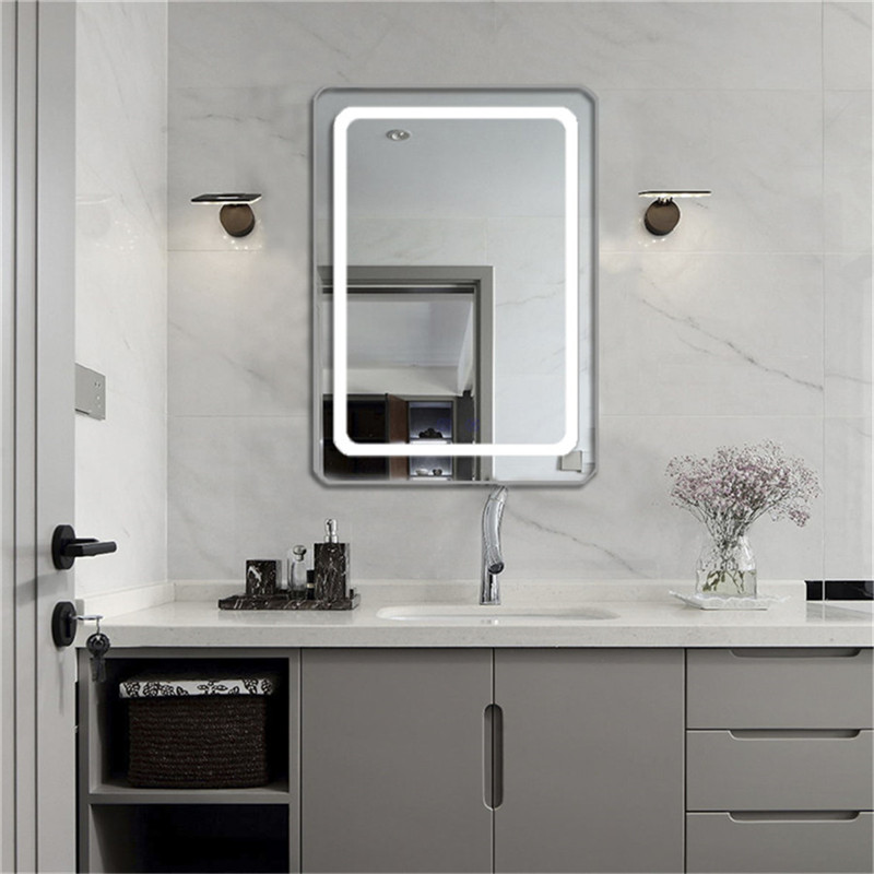 Banheiro luxuoso do projeto moderno da parede extravagante decorativa do hotel Luz do espelho do diodo emissor de luz